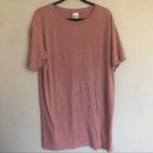 Casual Pink T-Shirt dress
